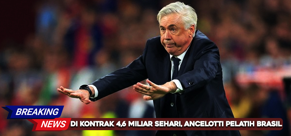 Carlo Ancelotti Pelatih Brasil