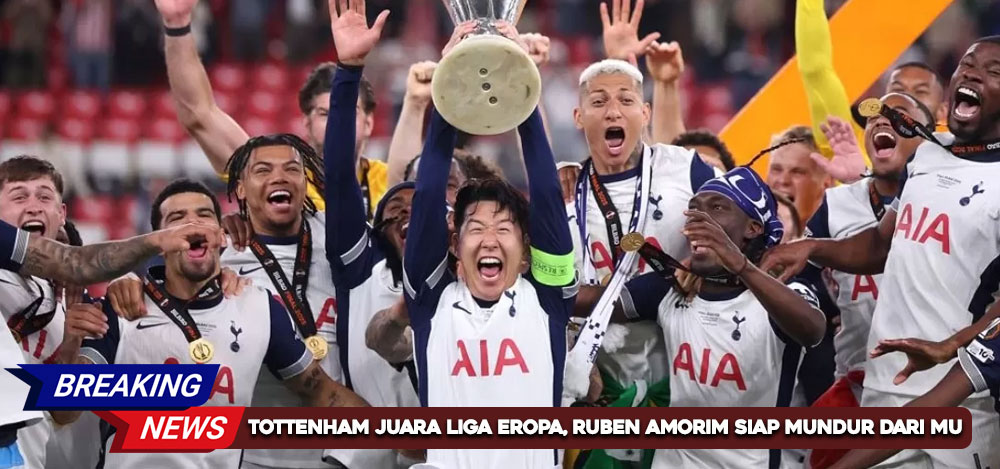 Tottenham Juara Liga Eropa, Ruben Amorim Siap Mundur Dari MU