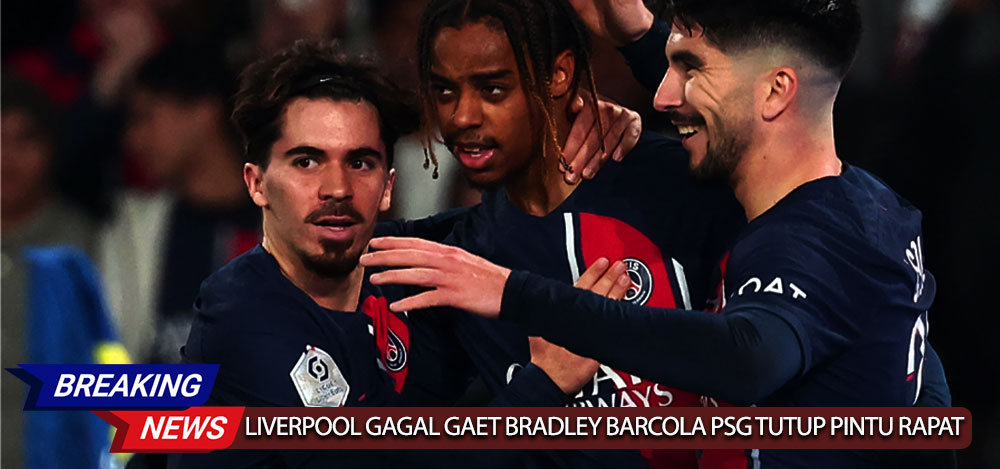 Liverpool Gagal Gaet Bradley Barcola PSG Tutup Pintu Rapat-Rapat