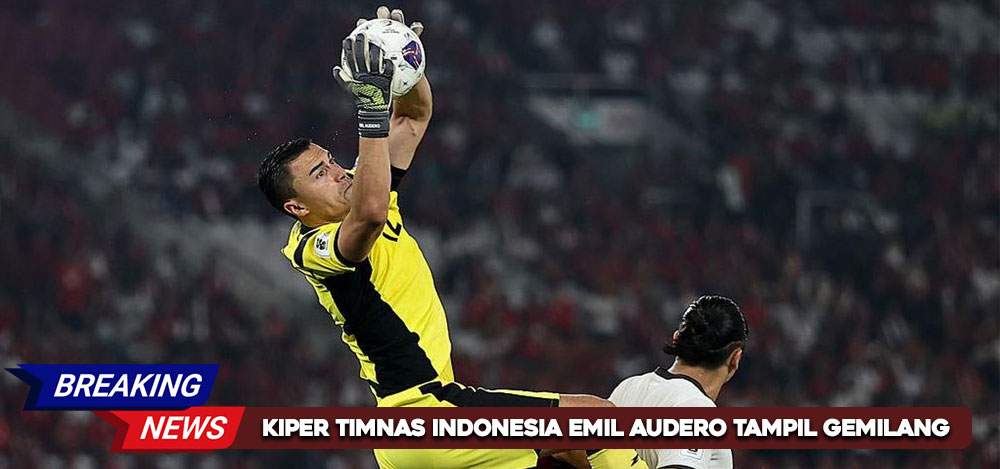 Kiper Timnas Indonesia Emil Audero Tampil Gemilang