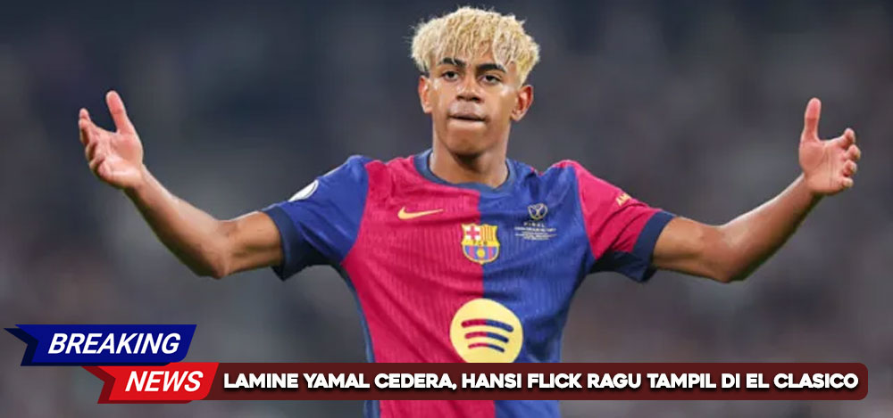 Lamine Yamal Kembali Alami Cedera, Hansi Flick Ragukan Kesempatan Tampil di El Clasico
