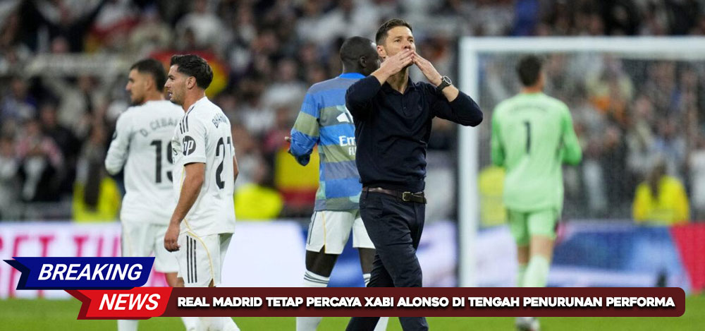 Real Madrid Tetap Percaya Xabi Alonso di Tengah Penurunan Performa