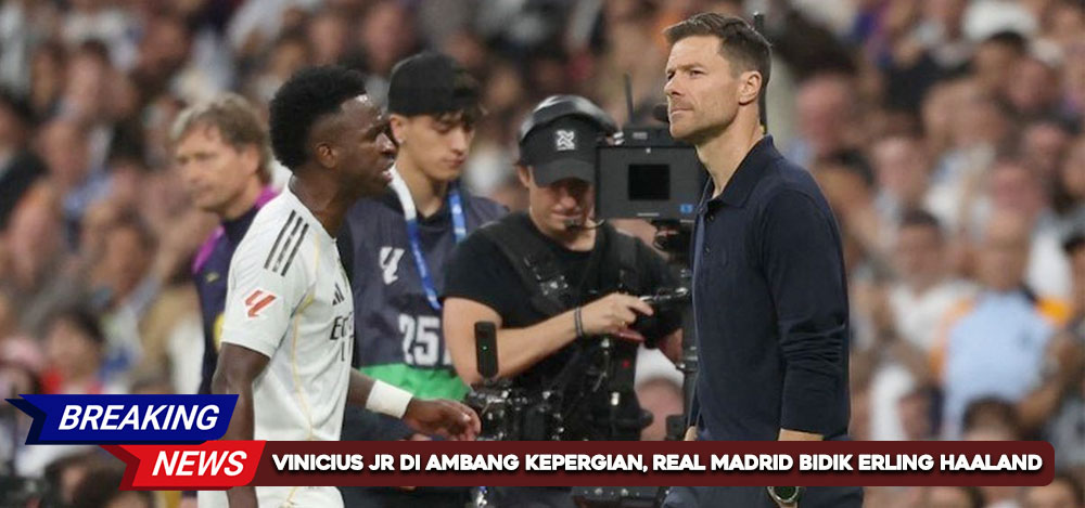 Vinicius Jr di Ambang Kepergian, Real Madrid Bidik Erling Haaland Sebagai Suksesor?