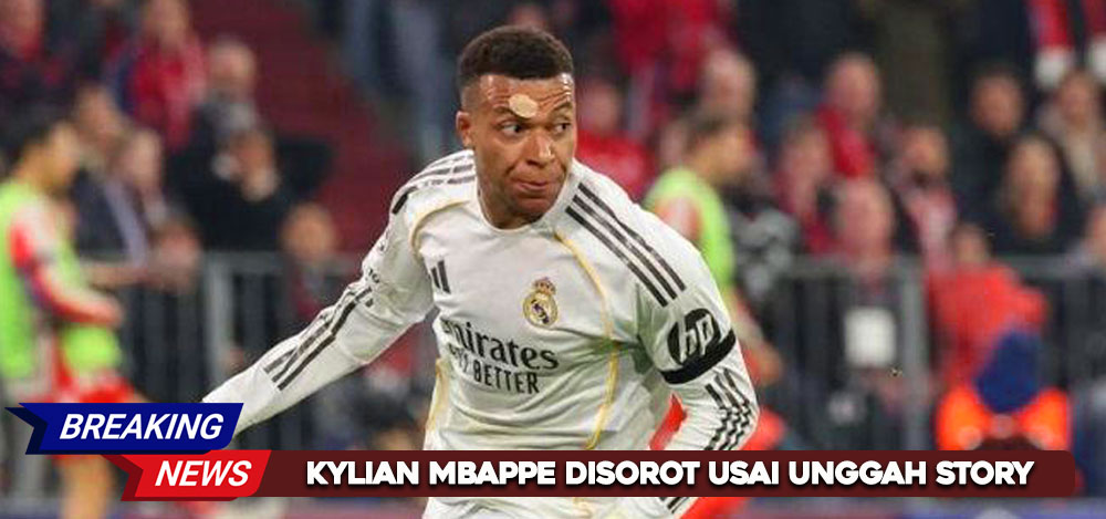 Kylian Mbappe Disorot Usai Unggah Story Saat Real Madrid Tumbang dari Barcelona